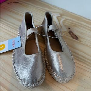 Girls' Sadie Espadrille Flat - Cat
& Jack™ Gold 1